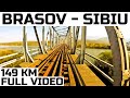 Brasov Sibiu Full Backview Trainride Kronstadt Hermannstadt Zugfahrt