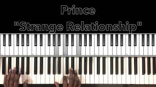 Prince &quot;Strange Relationship&quot; Piano Tutorial