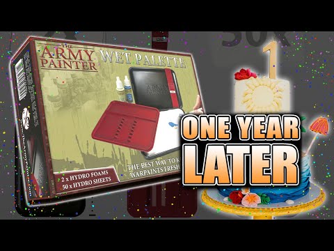 One Year Later, Pass or Fail: Army Painter Wet Palette For Miniatures