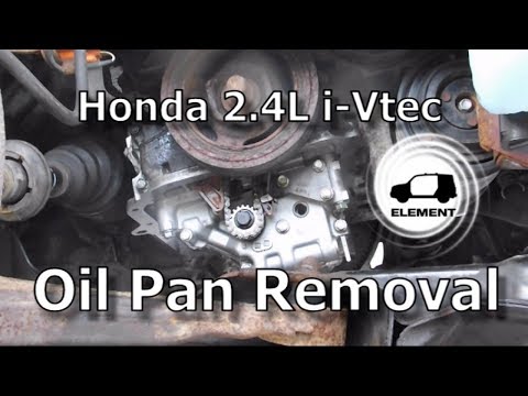Honda 2.4 Liter V-TEC Engine Part 1: Oil Pan Removal