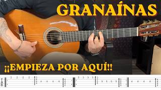 HOW TO START A GRANAÍNA ON FLAMENCO GUITAR (TUTORIAL)