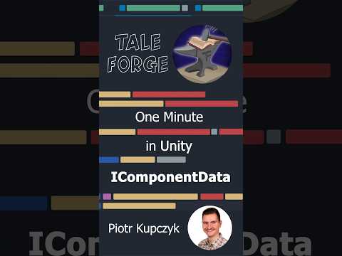 One Minute in Unity - ECS - IComponentData #unity #ecs #tutorials