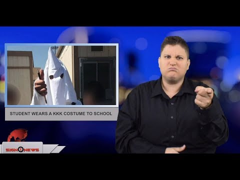 Student wears a KKK costume to school (ASL - 6.16.18)