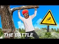 EEN BATTLE OP GROTE HOOGTE!☁️ | The Battle Klimparcour | Zappsport