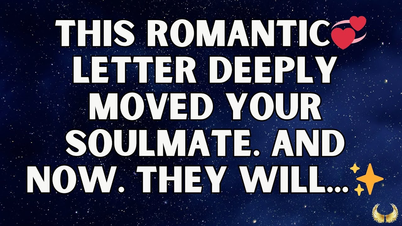 ✨ Angel says This Romantic Letter Touched Your Soulmate Deeply—Now, They Will... | guardian angels