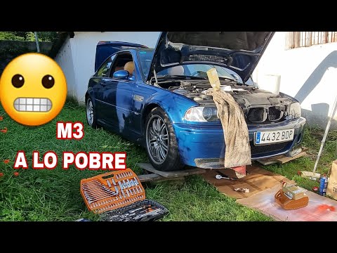 CAMBIAR ACEITE Y FILTROS BMW M3 a lo POBRE😬 BIEN y BARATO😊