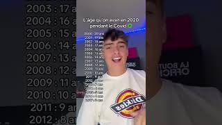 #like #treding quel Γ’ge avez-vous en 2020 pendant le covid