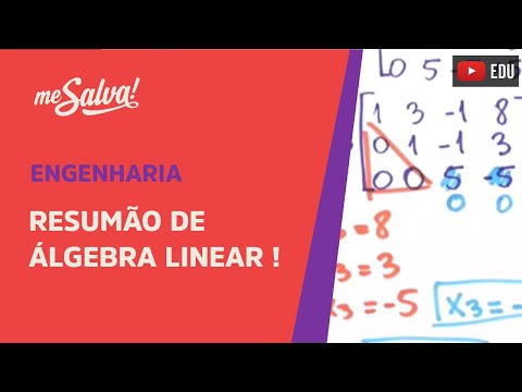 [AO VIVO] Me Salva! Resumão de Álgebra Linear!