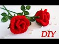 ROSE PIPE CLEANERS DIY How To Make A Rose For A Gift