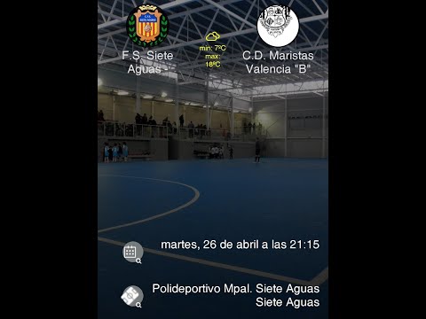 Siete Aguas Alaquas A - CD Maristas Valencia