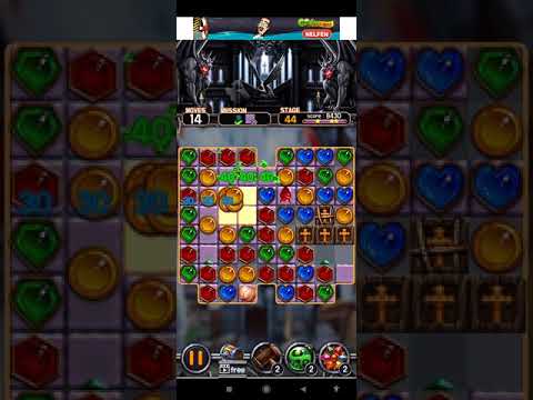 Jewel Vampire Castle 💎 🏰 Level 44 ⭐⭐⭐ 2021 - Match 3 Puzzle no Booster 👑 Android Gameplay ✅