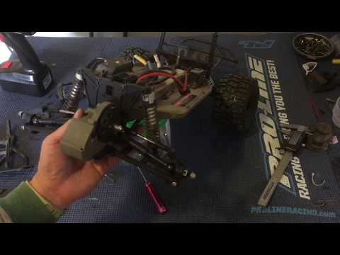 Slash 2WD Monster Truck Slashpede Brushless: MIP X-Duty All Steel Axles, Fed Up with Plastic Axles
