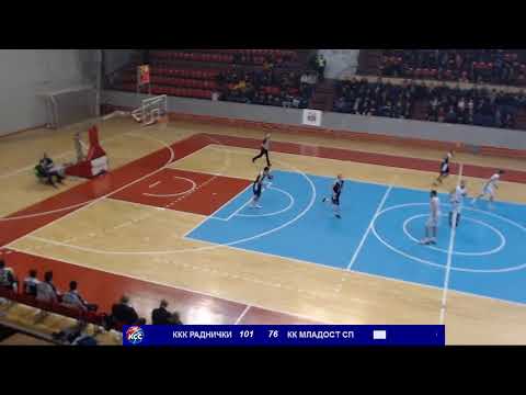 2MLS 10. kolo / KKK Radnički - KK Mladost SP / 07.12.2019.