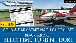 Beech Duke Turbine - Checklist & Procedures video