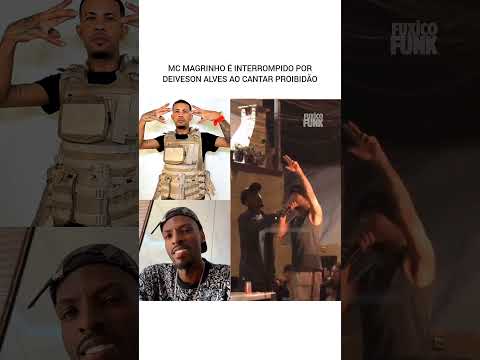 MC MAGRINHO É INTERROMPIDO POR DEIVESON ALVES AO CANTAR PROIBIDÃO #mcmagrinho #deivesonalves #funk