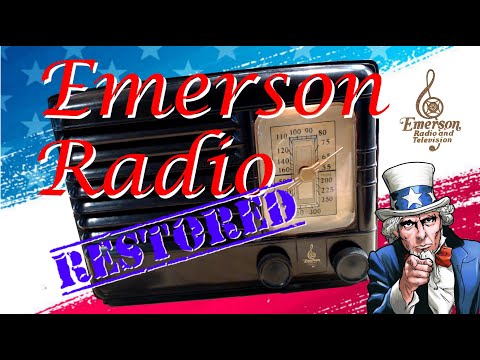 Emerson Radio Restore Model 518 USA Built - 1940s