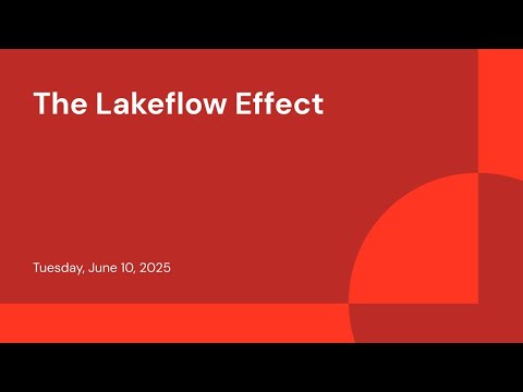 Watch: The Lakeflow Effect