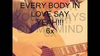 Brad Kavanagh-On my mind lyrics