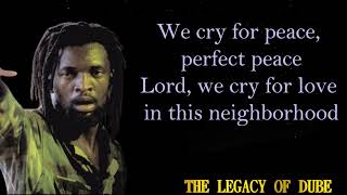 Lucky Dube Peace perfect peace with Lyrics