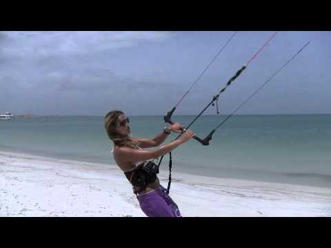 Kitesurfing Technique - Walking With a Kite Part 1