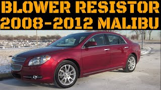 Chevy Malibu Blower Motor Resistor Replacement (2008-2012)