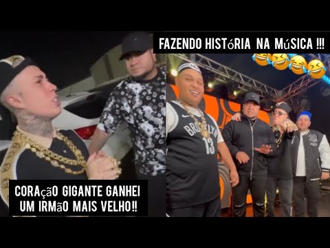 Mc Ryan Sp e Mc Daniel Gravando Vídeo Clipe Com Os Barões Da Pisadinha