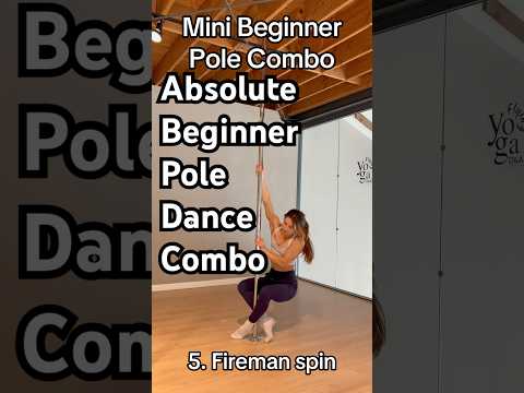 Absolute Beginner Pole Dance Choreo #beginnerpoledance #polesport #poledance #poleflow