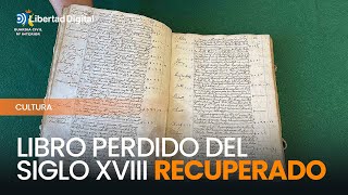 La Guardia Civil recupera un libro de cuentas de 1712 perdido durante más de un siglo