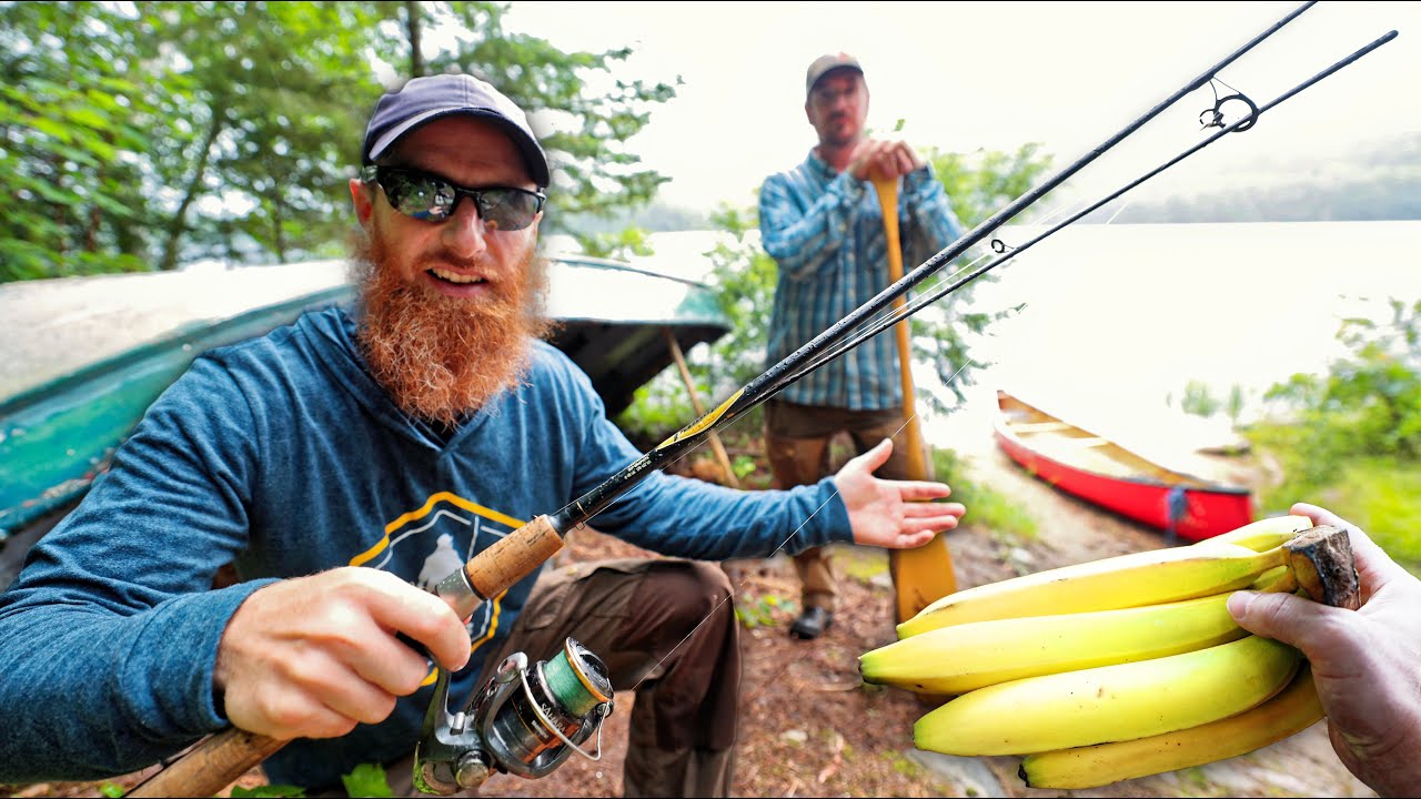 Deep Woods Banana on a Boat Adventure - Rainbow Trout Fishing (in the Far North)