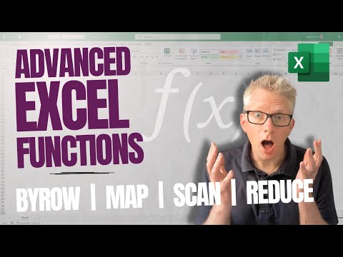 Advanced Excel Functions | BYROW vs MAP vs SCAN vs REDUCE | Excel Off The Grid