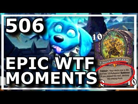Hearthstone - Best Epic WTF Moments 506 ft NEW Cards