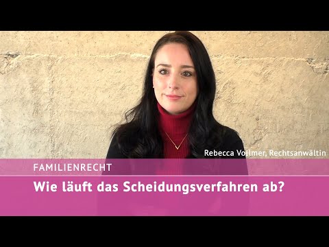 Wie läuft das Scheidungsverfahren ab?