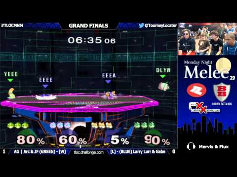 MNM 29 Melee - AG | Arc & JF vs Larry Lurr & FX DFW | WaterlessFishie - Grand Finals