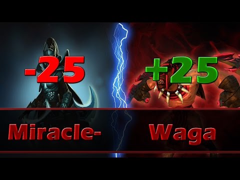 Miracle- plays Phantom Assassin vs Wagamama as Bloodseeker - Dota 2