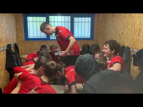 La célébration de la victoire des U18 de Florian et Thibault Desruelle !