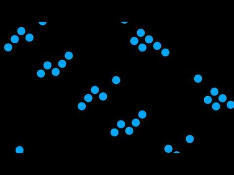 Club Visuals - Dot Spin Zoom Blue