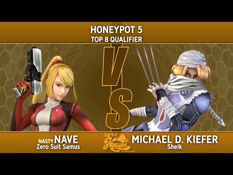 Honeypot 5 Losers Round 3 - (Nasty)  Nave (Zero Suit Samus) Vs. Michael D. Kiefer (Sheik)