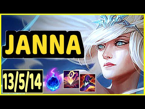 JANNA VS MORGANA - 13/5/14 KDA SUPPORT GAMEPLAY