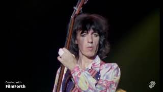 Rolling Stones Bill Wyman 1978 injured playing notes with only two fingers!  #shorts