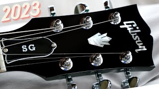 Video thumbnail for The New SGs are FANTASTIC! | 2023 Gibson SG Standard Custom Color Series Teal Review + Demo by The Trogly's Guitar Show