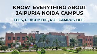 MBA 2022-24 | Fees, Placements, ROI, Campus Life - Know everything about Jaipuria Institute, Noida
