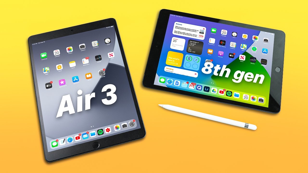 iPad 8th generation vs iPad Air 3 - Storage or Style?