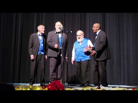 The Common Time Quartet singing ‘Mary's Boy Child’ at the Spirit of St. Louis Chorus Christmas Show 2024 in Herculaneum, MO.