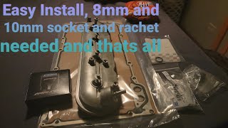 GM OiL Consumption Driver Side Valve Cover Update - 10min or less - Easy Anyone can do it Part 3