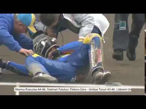 Łukasza Cyrana akrobacje na torze