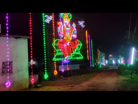 special light settings . temple kumbhabishegam 8.12.2021, place pillambatti, sivagangai #tamilnadu