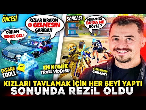 KIZLARI TAVLAMAK İÇİN HER ŞEYİ YAPTI 😂 SONUNDA REZİL OLDU! 😎 PUBG MOBİLE TROLL