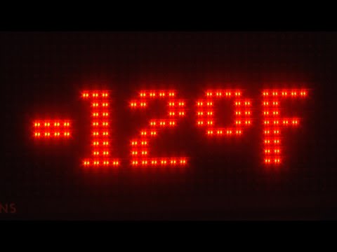 Saint Cloud, MN Extreme Cold Sub Zero Temps - 1/9/2016