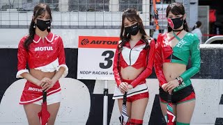 スーパーGT2021 第2戦 富士② 髙橋ゆり(@takahashi__yuri)さん 望月さとみ(@satomi_m14)さん 井上みづな(@Oo_mizuna_oO)さん NDDP レースクイーン