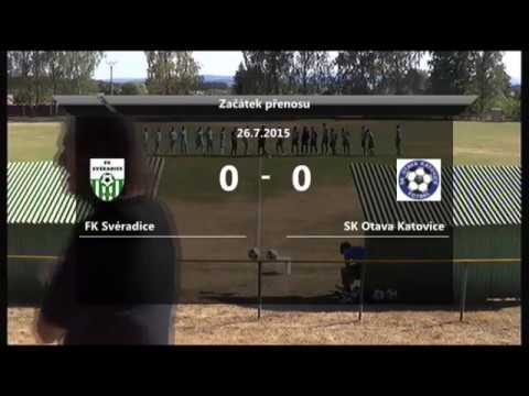 Přátelské utkání FK Svéradice - SK Otava Katovice 26 července 2015